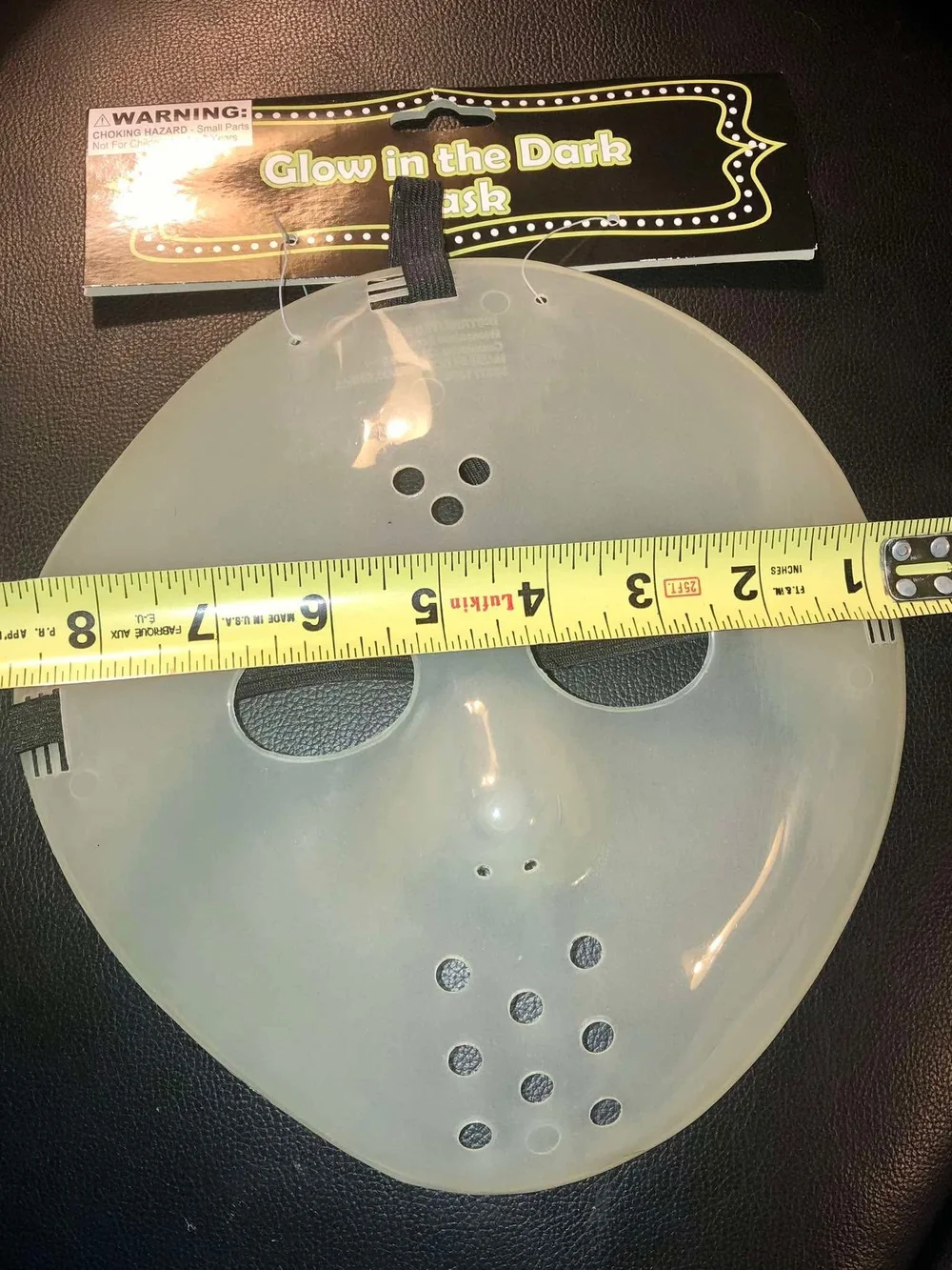 Glow in the Dark Mask - White - Unbranded